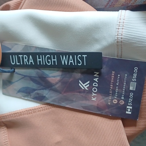 Bundle-NWT Kyodan leggings + free Lucky Brand bralet. GIRLS size Large. - Picture 10 of 12